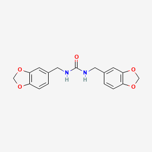 1,3-bis[(2H-1,3-benzodioxol-5-yl)methyl]urea
