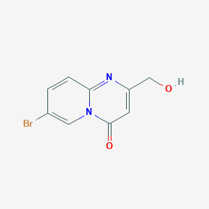 molecular formula C9H7BrN2O2 B2542284 7-溴-2-(羟甲基)-4H-吡啶并[1,2-a]嘧啶-4-酮 CAS No. 926236-92-2