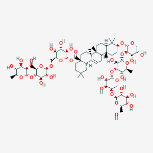 molecular formula C70H114O34 B2542287 木通皂苷C CAS No. 177912-24-2
