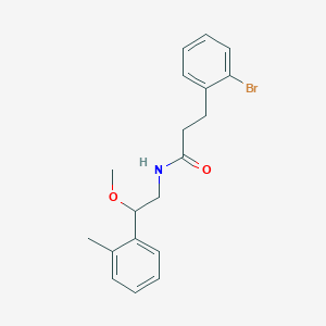 3-(2-bromophenyl)-N-(2-methoxy-2-(o-tolyl)ethyl)propanamide