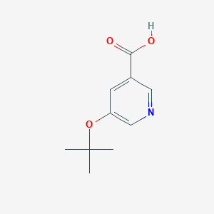 5-[(2-Methylpropan-2-yl)oxy]pyridine-3-carboxylic acid