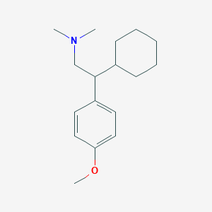 molecular formula C17H27NO B025423 2-Cyclohexyl-2-(4-methoxyphenyl)-N,N-dimethylethylamine CAS No. 1076199-92-2
