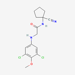 N-(1-cyanocyclopentyl)-2-[(3,5-dichloro-4-methoxyphenyl)amino]acetamide