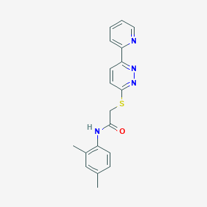 N-(2,4-dimethylphenyl)-2-((6-(pyridin-2-yl)pyridazin-3-yl)thio)acetamide