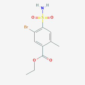 Ethyl 5-bromo-2-methyl-4-sulfamoylbenzoate