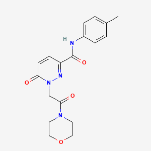 1-(2-morpholino-2-oxoethyl)-6-oxo-N-(p-tolyl)-1,6-dihydropyridazine-3-carboxamide