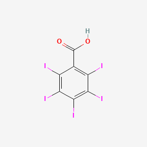 molecular formula C7HI5O2 B2542393 2,3,4,5,6-Pentaiodobenzoic acid CAS No. 64385-02-0