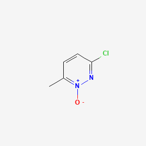 molecular formula C5H5ClN2O B2542406 3-Chloro-6-methyl-1-oxidopyridazin-1-ium CAS No. 17762-03-7