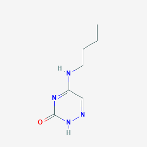 molecular formula C7H12N4O B254241 5-(butylamino)-1,2,4-triazin-3(2H)-one 