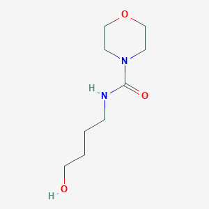 molecular formula C9H18N2O3 B2542411 N-(4-Hydroxybutyl)morpholine-4-carboxamide CAS No. 1694444-24-0