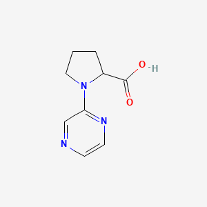 1-Pyrazin-2-ylpyrrolidine-2-carboxylic acid