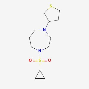 1-(Cyclopropylsulfonyl)-4-(tetrahydrothiophen-3-yl)-1,4-diazepane