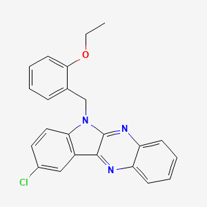 9-chloro-6-(2-ethoxybenzyl)-6H-indolo[2,3-b]quinoxaline