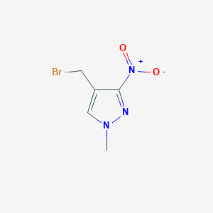 4-(bromomethyl)-1-methyl-3-nitro-1H-pyrazole
