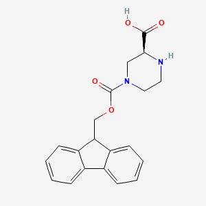(S)-4-(((9H-Fluoren-9-yl)methoxy)carbonyl)piperazine-2-carboxylic acid