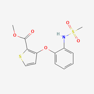 Methyl 3-{2-[(methylsulfonyl)amino]phenoxy}-2-thiophenecarboxylate