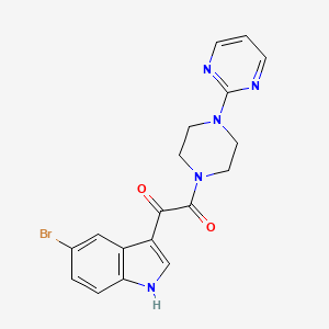 1-(5-bromo-1H-indol-3-yl)-2-[4-(pyrimidin-2-yl)piperazin-1-yl]ethane-1,2-dione