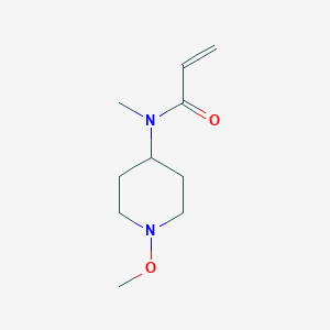 molecular formula C10H18N2O2 B2542712 N-(1-Methoxypiperidin-4-yl)-N-methylprop-2-enamide CAS No. 2003657-54-1