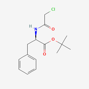molecular formula C15H20ClNO3 B2542753 tert-butyl (2R)-2-(2-chloroacetamido)-3-phenylpropanoate CAS No. 1583245-31-1