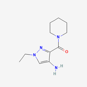 1-Ethyl-3-(piperidin-1-ylcarbonyl)-1H-pyrazol-4-amine