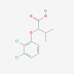 molecular formula C11H12Cl2O3 B254285 2-(2,3-Dichlorophenoxy)-3-methylbutanoic acid 