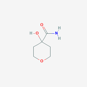 molecular formula C6H11NO3 B2542886 4-Hydroxyoxane-4-carboxamide CAS No. 1250204-50-2