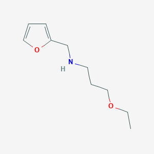 N-(3-ethoxypropyl)-N-(2-furylmethyl)amine