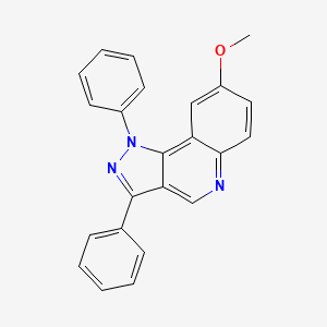8-methoxy-1,3-diphenyl-1H-pyrazolo[4,3-c]quinoline