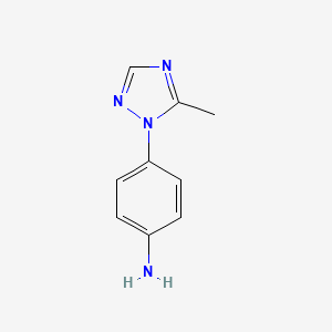 B2543017 4-(5-methyl-1H-1,2,4-triazol-1-yl)benzenamine CAS No. 74852-82-7