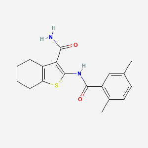 2-(2,5-Dimethylbenzamido)-4,5,6,7-tetrahydrobenzo[b]thiophene-3-carboxamide