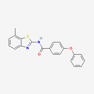N-(7-methyl-1,3-benzothiazol-2-yl)-4-phenoxybenzamide