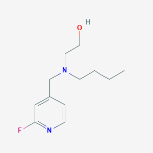 2-[Butyl-[(2-fluoropyridin-4-yl)methyl]amino]ethanol