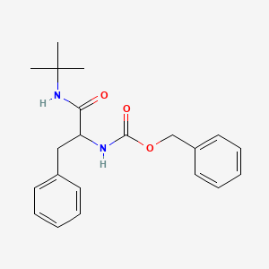 molecular formula C21H26N2O3 B2543093 T-Butyl N-cbz-DL-phenylalaninamide CAS No. 4124-61-2