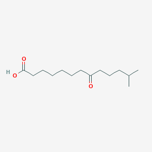 12-Methyl-8-oxotridecanoic acid