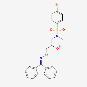 4-bromo-N-[3-(9-fluorenylideneamino)oxy-2-hydroxypropyl]-N-methylbenzenesulfonamide