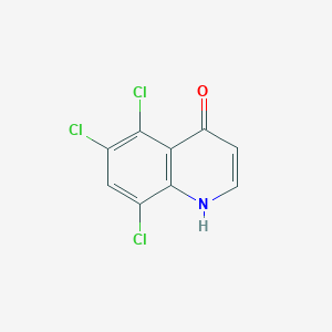 molecular formula C9H4Cl3NO B254314 5,6,8-Trichloroquinolin-4-ol 