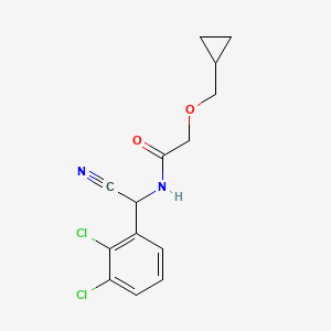 N-[cyano(2,3-dichlorophenyl)methyl]-2-(cyclopropylmethoxy)acetamide