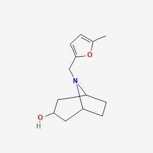 (1R,5S)-8-((5-methylfuran-2-yl)methyl)-8-azabicyclo[3.2.1]octan-3-ol