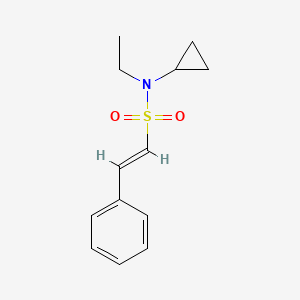 (E)-N-cyclopropyl-N-ethyl-2-phenylethenesulfonamide
