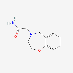 2-(2,3-dihydrobenzo[f][1,4]oxazepin-4(5H)-yl)acetamide