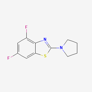 4,6-Difluoro-2-(pyrrolidin-1-yl)benzo[d]thiazole