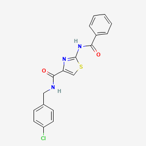 2-benzamido-N-(4-chlorobenzyl)thiazole-4-carboxamide