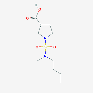 1-[Butyl(methyl)sulfamoyl]pyrrolidine-3-carboxylic acid