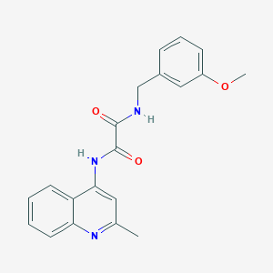 N1-(3-methoxybenzyl)-N2-(2-methylquinolin-4-yl)oxalamide