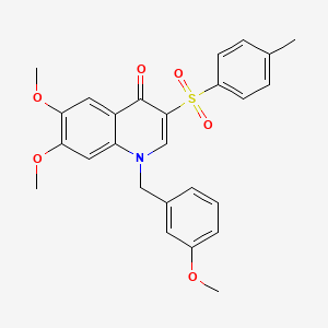 6,7-dimethoxy-1-(3-methoxybenzyl)-3-tosylquinolin-4(1H)-one