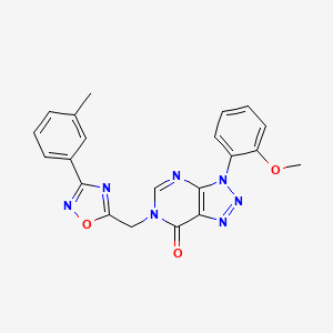 3-(2-methoxyphenyl)-6-((3-(m-tolyl)-1,2,4-oxadiazol-5-yl)methyl)-3H-[1,2,3]triazolo[4,5-d]pyrimidin-7(6H)-one
