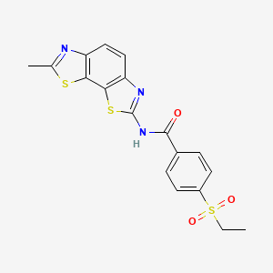 4-(ethylsulfonyl)-N-(7-methylbenzo[1,2-d:4,3-d']bis(thiazole)-2-yl)benzamide
