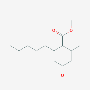 Methyl 2-methyl-4-oxo-6-pentylcyclohex-2-ene-1-carboxylate