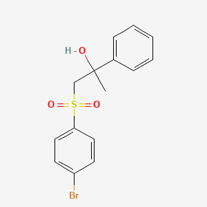 1-[(4-Bromophenyl)sulfonyl]-2-phenyl-2-propanol