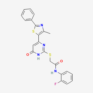 4-({2-[4-(Tetrahydrofuran-2-ylcarbonyl)piperazin-1-yl]-1,3-thiazol-4-yl}methyl)morpholine
